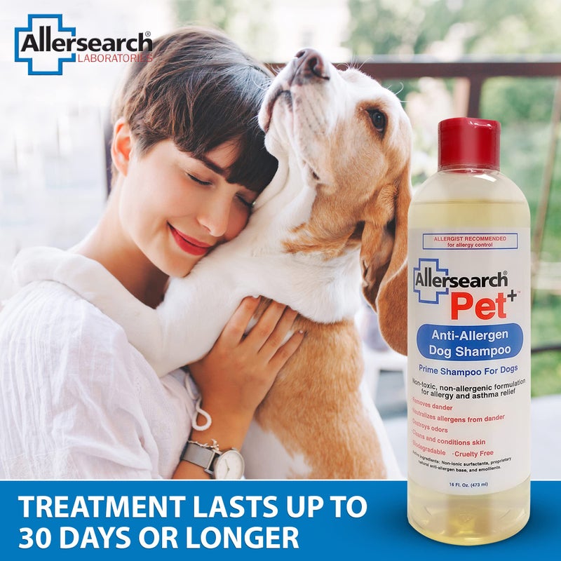 Allersearch Pet+ Anti-Allergen Dog Shampoo 16 Oz - Image 3